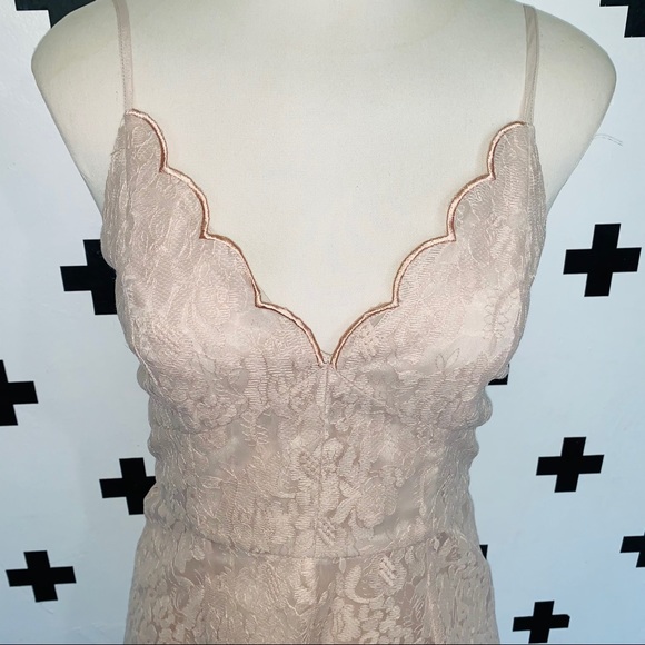 Keepsake Sundream blush Lace Dress - Picture 5 of 12